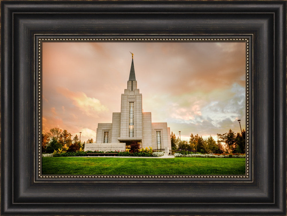 Vancouver Temple - Sunset