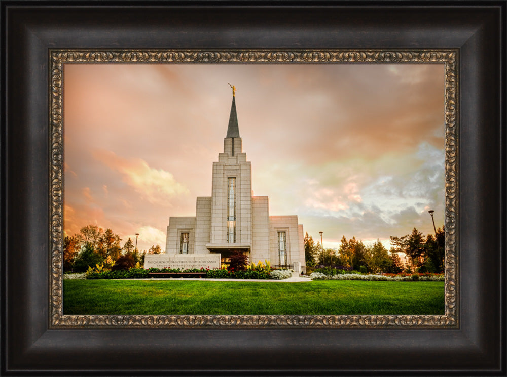 Vancouver Temple - Sunset