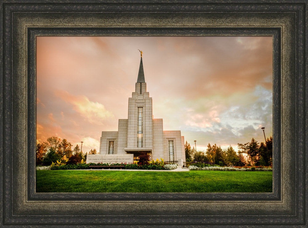 Vancouver Temple - Sunset