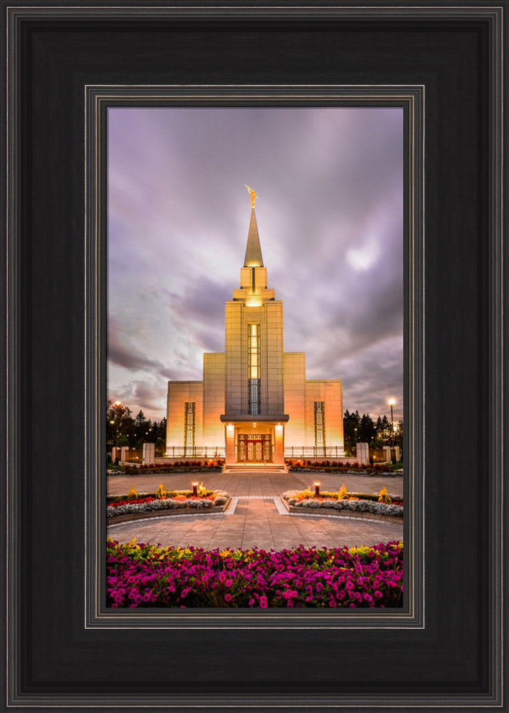 Vancouver Temple - Twilight Vertical
