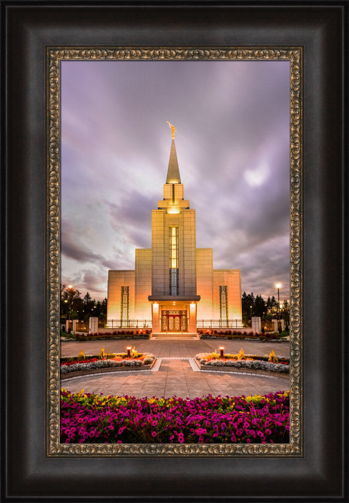 Vancouver Temple - Twilight Vertical