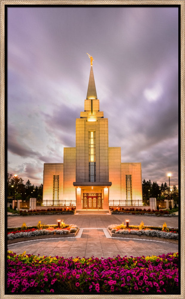 Vancouver Temple - Twilight Vertical