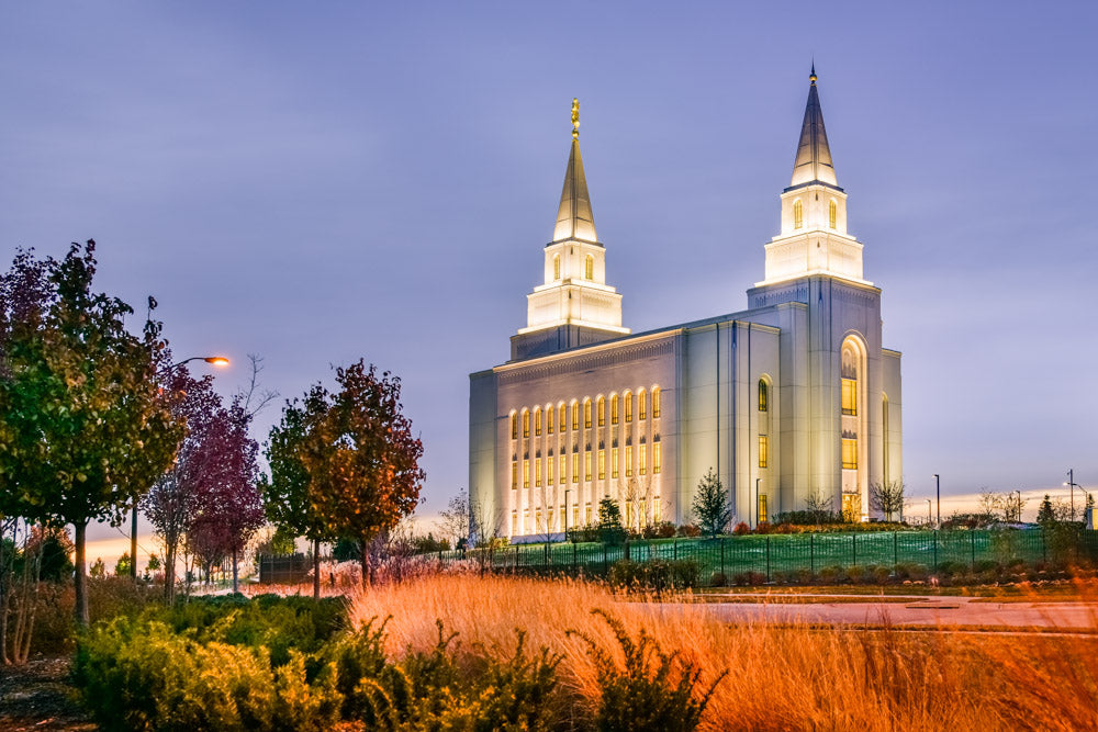 Kansas City Temple - Colorful Morning