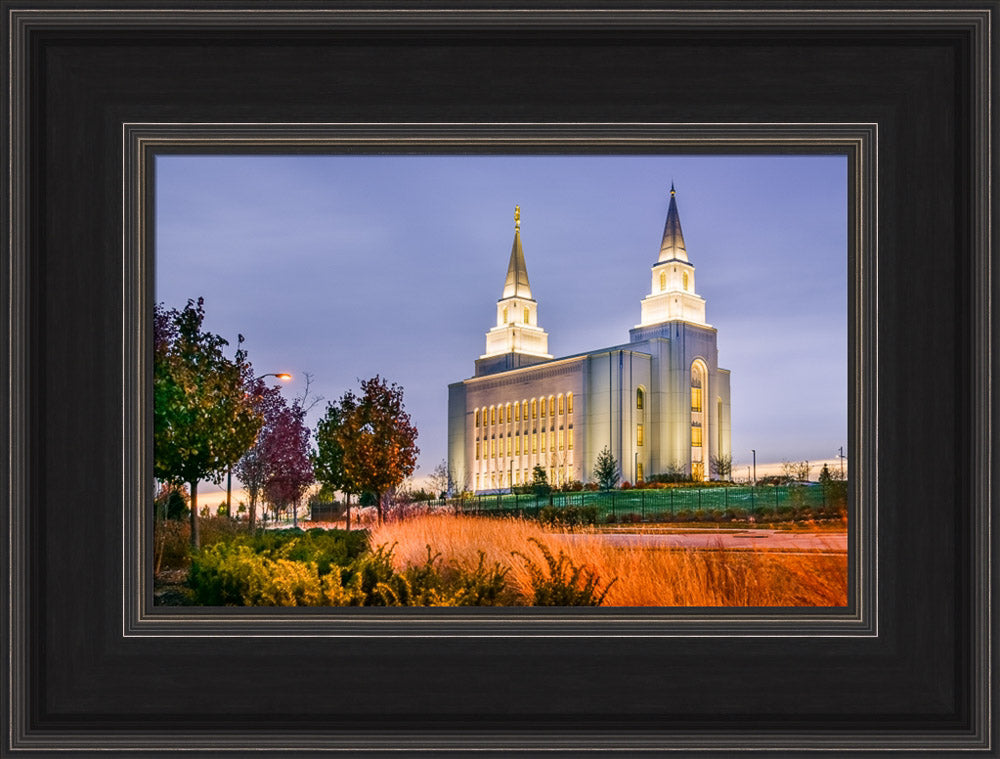 Kansas City Temple - Colorful Morning