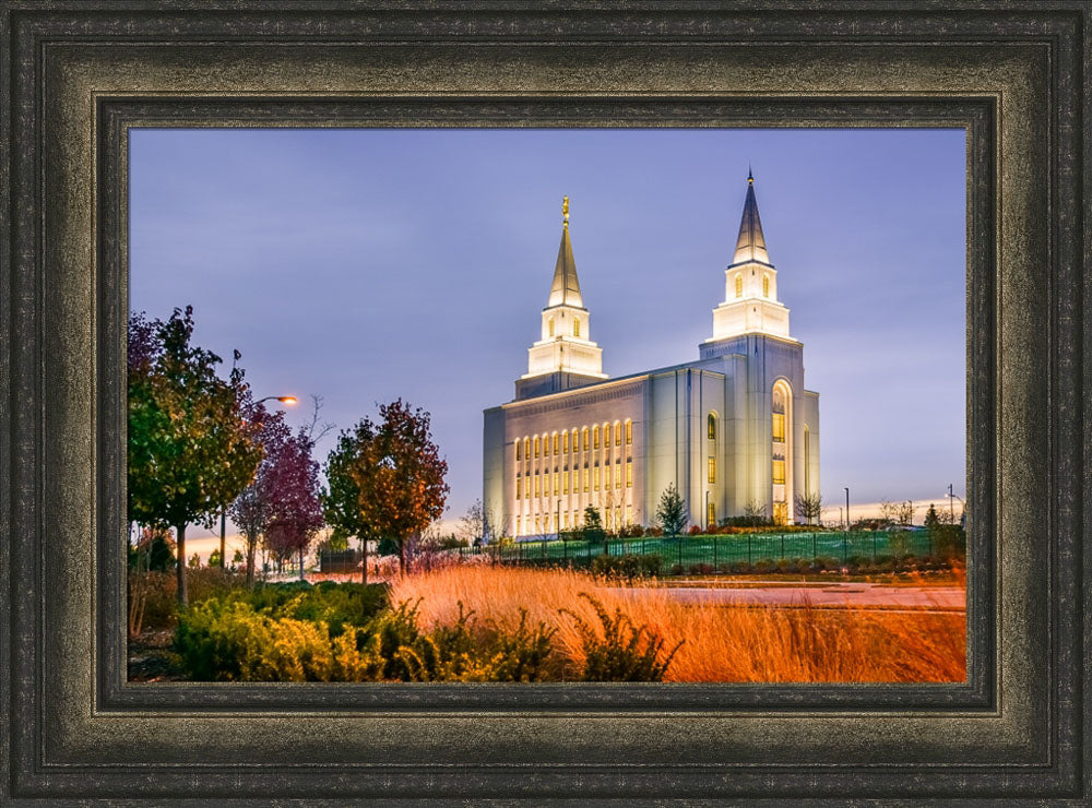 Kansas City Temple - Colorful Morning