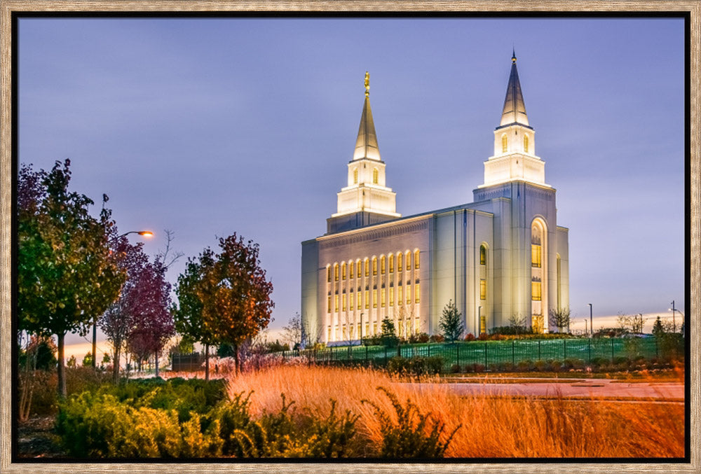 Kansas City Temple - Colorful Morning