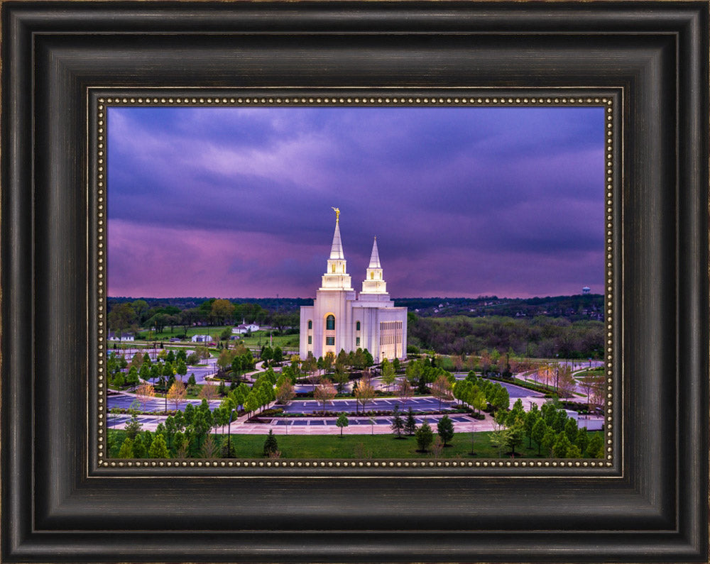 Kansas City Temple - Purple Skies