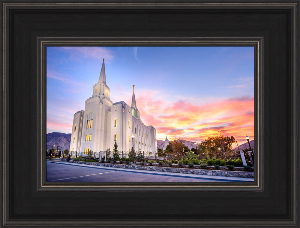 Brigham City Temple - Cloudy Sunrise