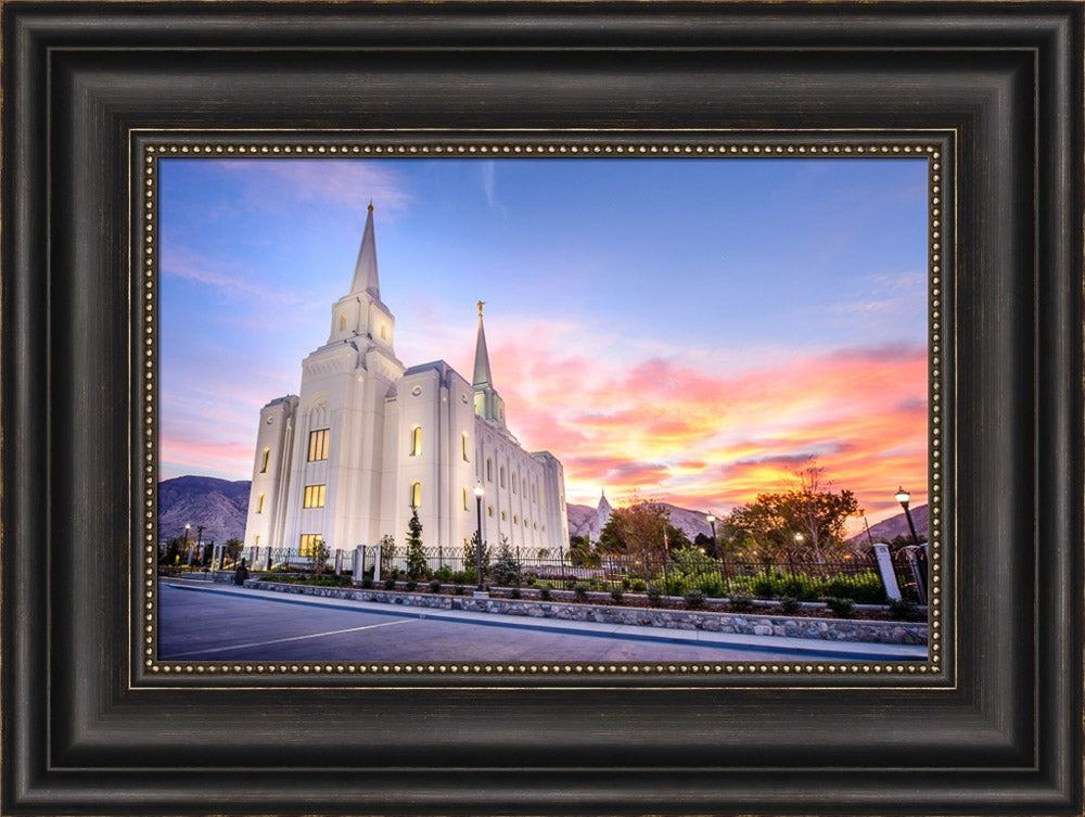 Brigham City Temple - Cloudy Sunrise