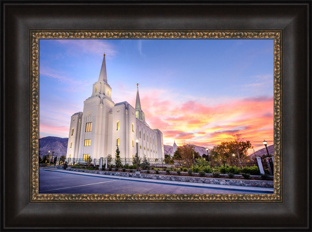 Brigham City Temple - Cloudy Sunrise