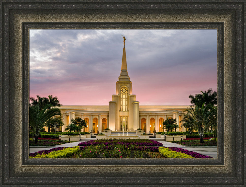 Fort Lauderdale Temple - Red Skies