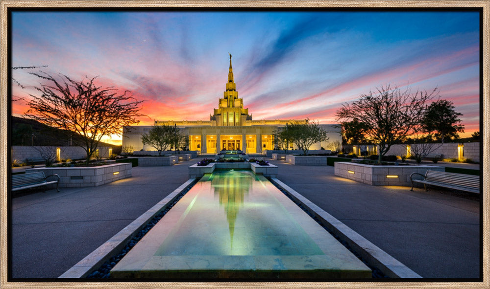 Phoenix Temple - Sunset
