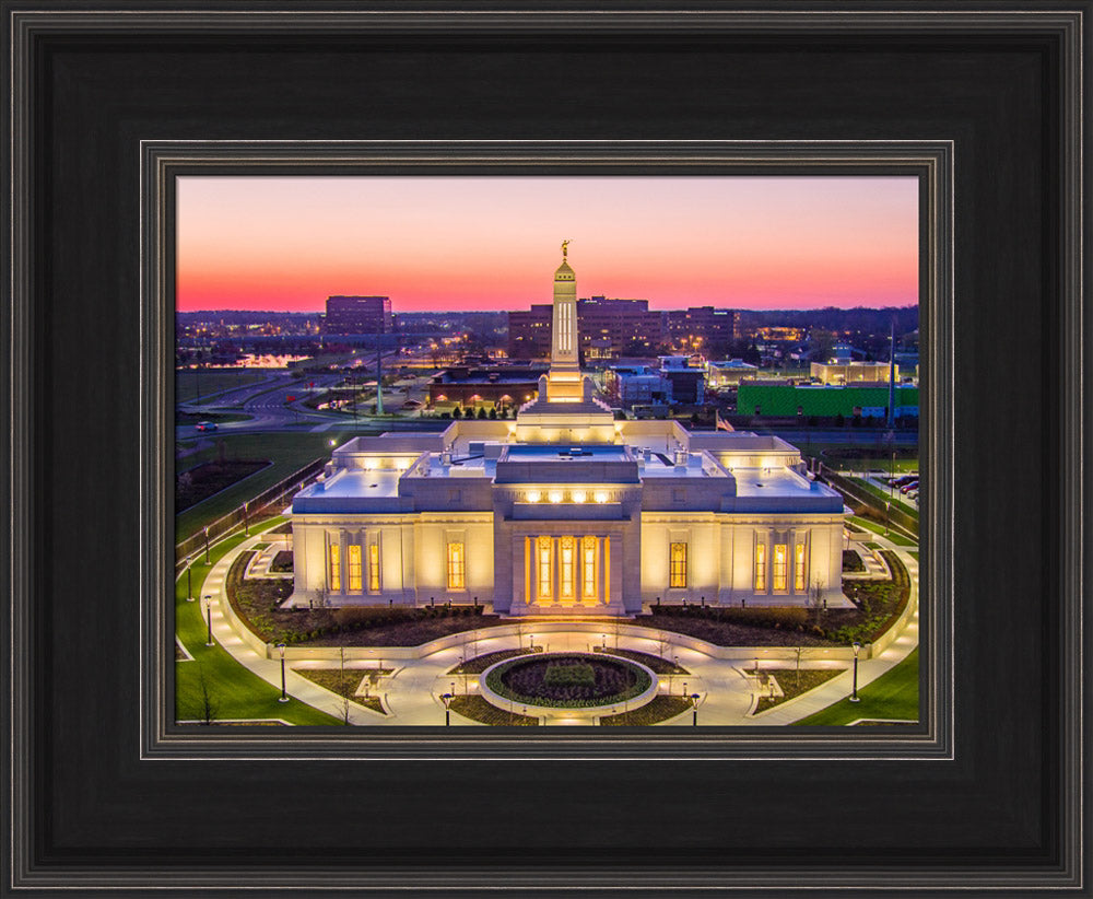 Indianapolis Temple - Above the City