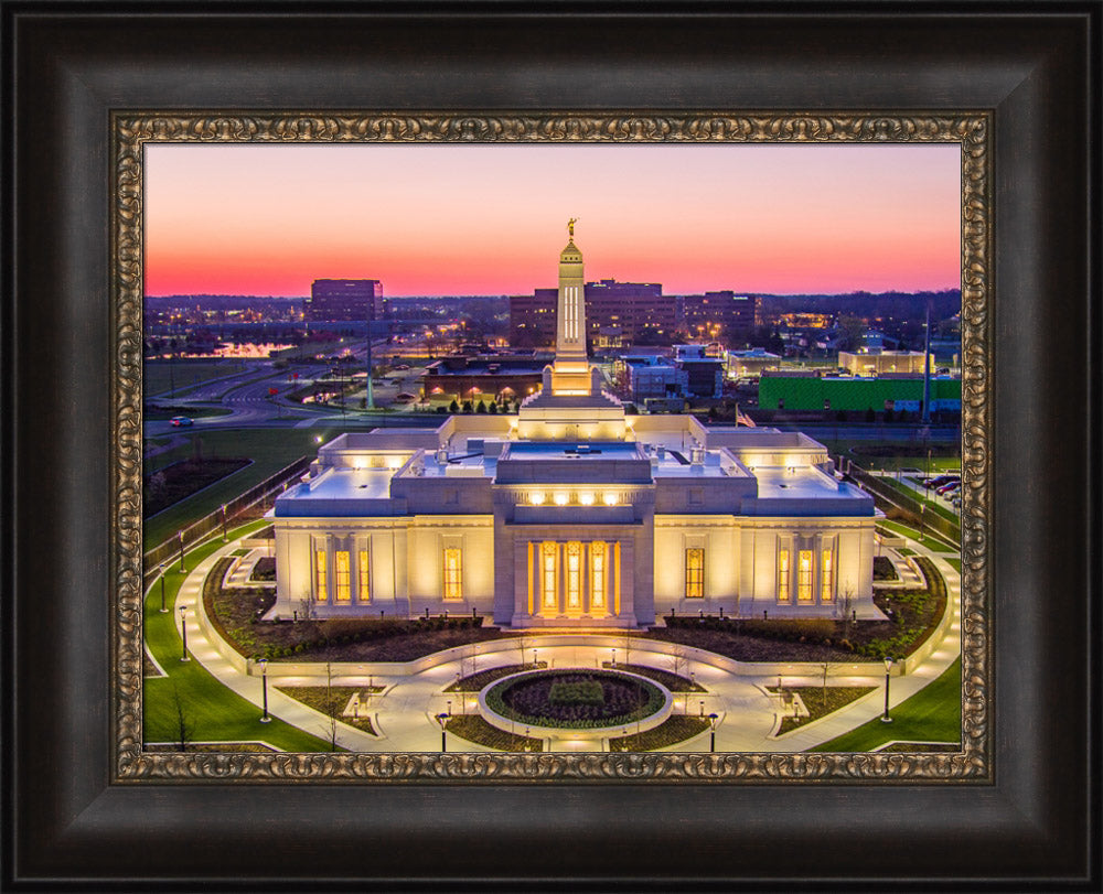 Indianapolis Temple - Above the City