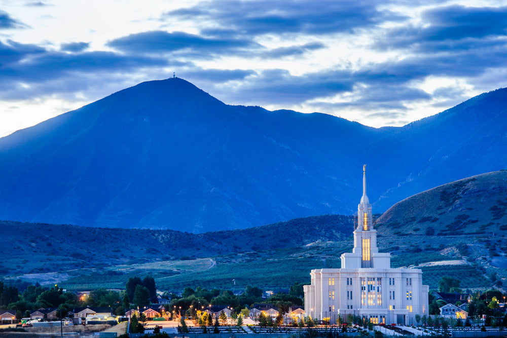 Payson Temple - Evening Hills