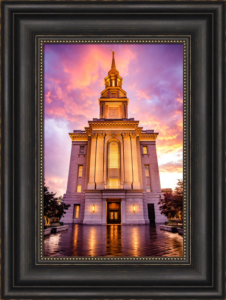 Philadephia Temple - Sunset