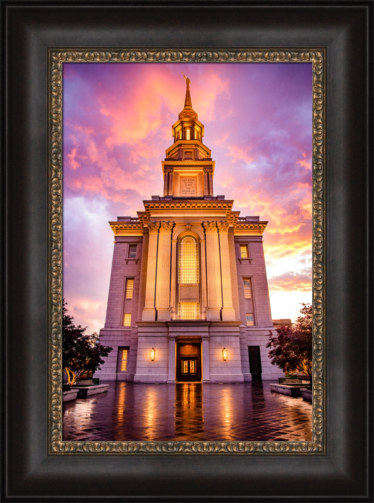 Philadephia Temple - Sunset