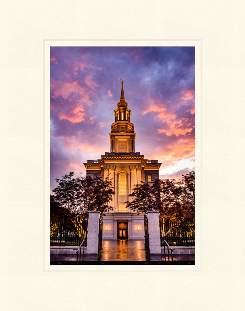 Philadephia Temple - Sunset Gates
