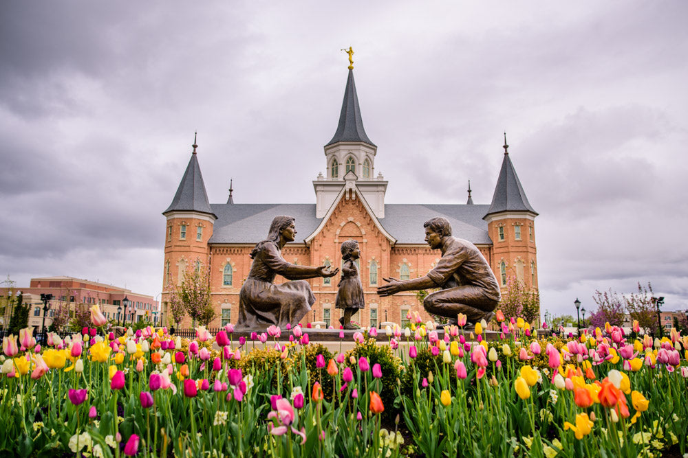 Provo City Center Temple - Springtime Family