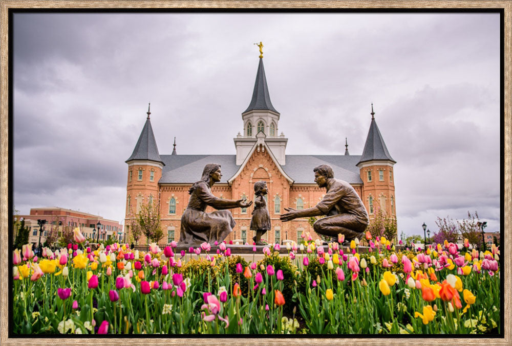 Provo City Center Temple - Springtime Family