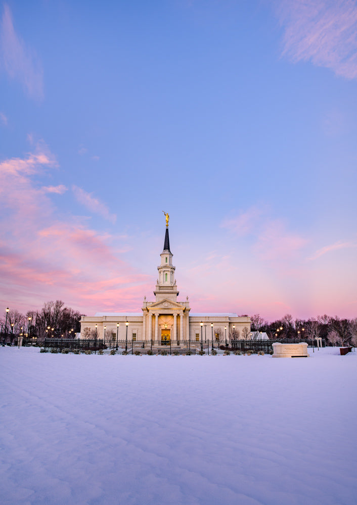 Hartford Temple - Morning Skies