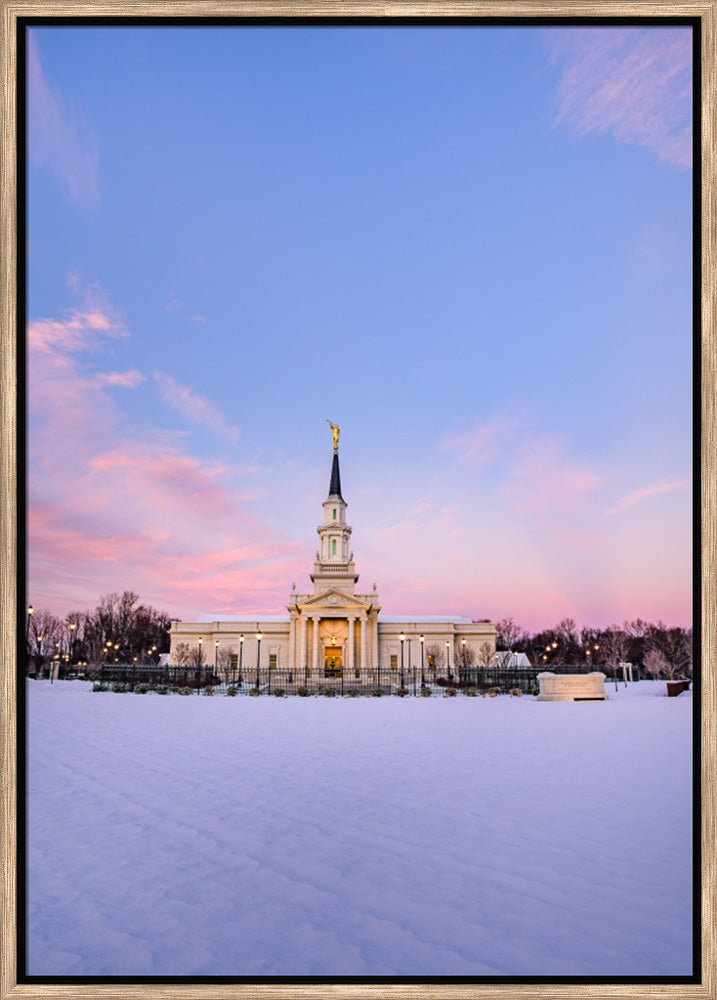 Hartford Temple - Morning Skies