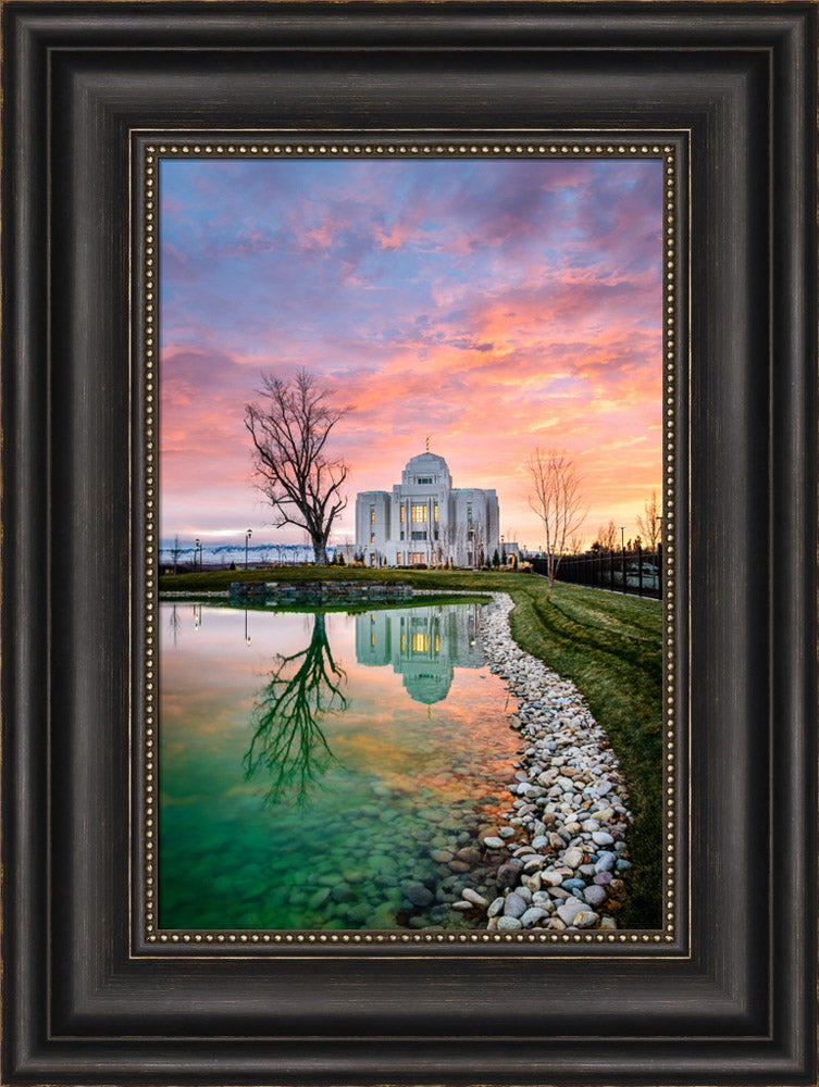 Meridian Temple - Sunset Reflection