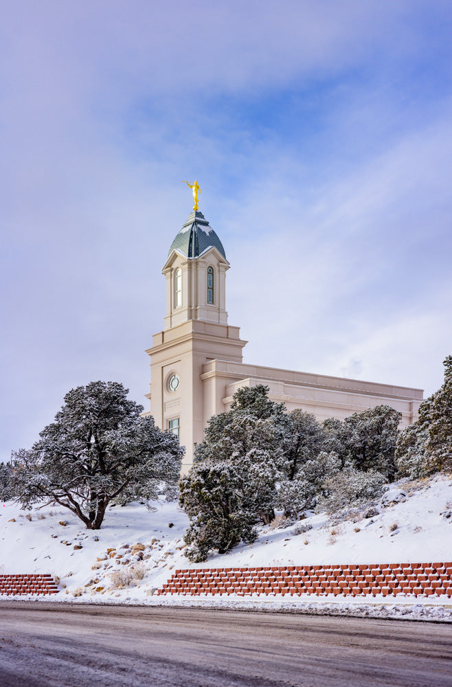 Cedar City Temple - Snowy Morning