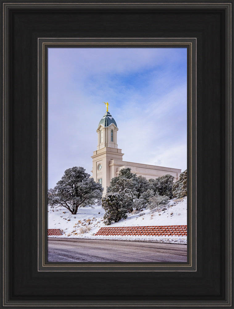 Cedar City Temple - Snowy Morning