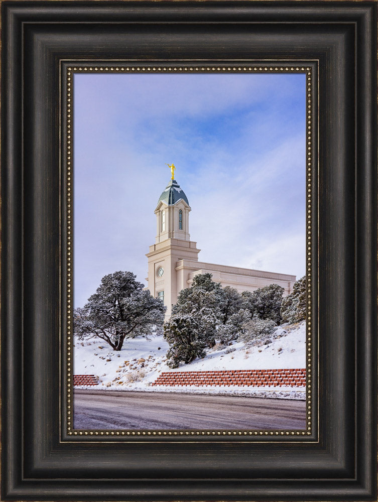 Cedar City Temple - Snowy Morning