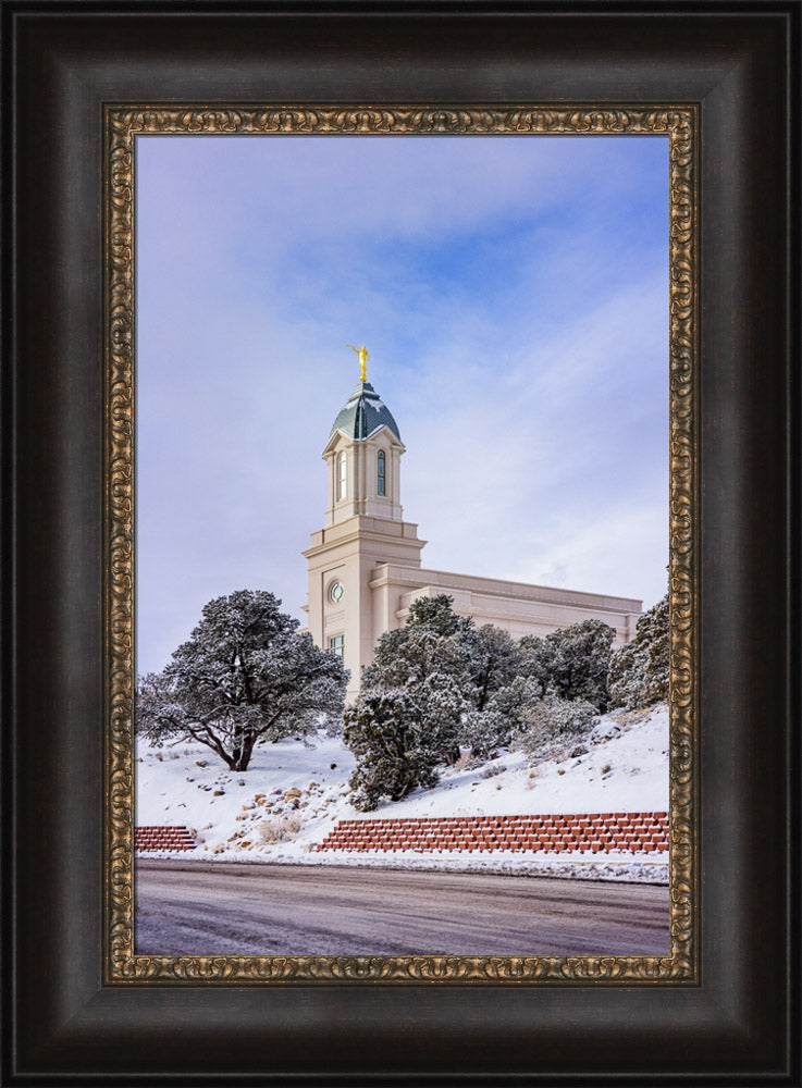 Cedar City Temple - Snowy Morning