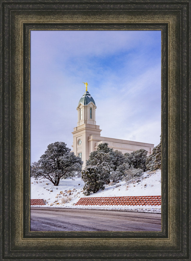 Cedar City Temple - Snowy Morning
