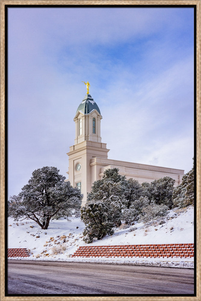 Cedar City Temple - Snowy Morning