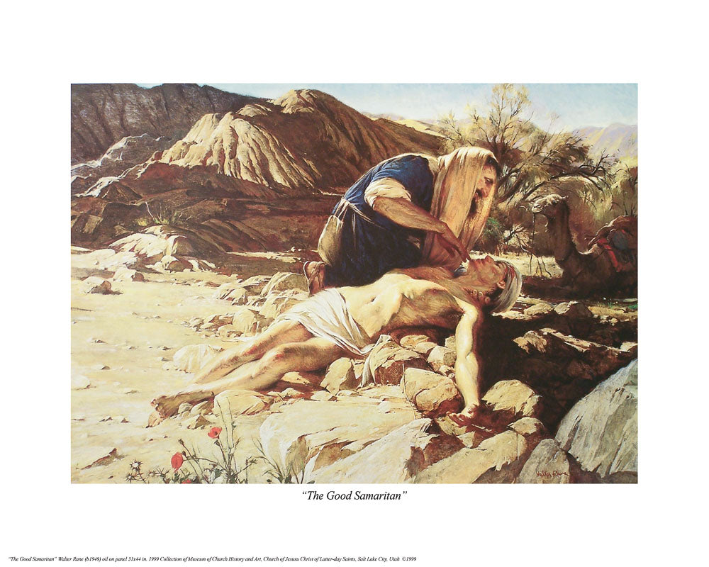 The Good Samaritan 11.25x16 print by Walter Rane
