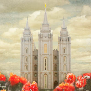 10+ Hopeful Salt Lake Temple Pictures: Spring Blossoms