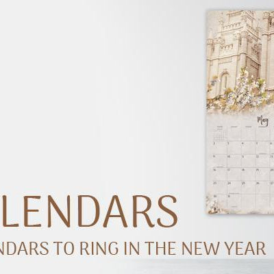 Environment shot of a Robert A. Boyd calendar. Text reads: "2021 Calendars. 13 Inspiring Calendars to bring in the New Year."
