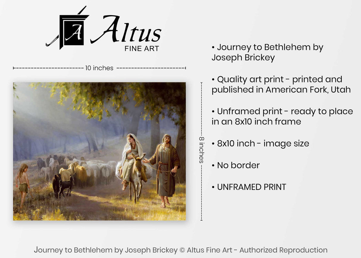 Journey To Bethlehem by Joseph Brickey