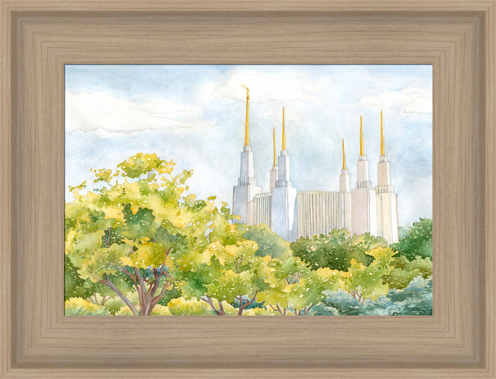 Washington DC Temple by Anne Bradham | Altus Fine Art