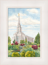 Oquirrh Mountain Temple by Anne Bradham