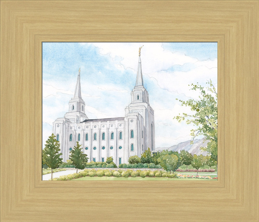 Brigham City Temple by Anne Bradham