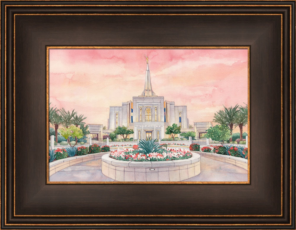 Gilbert Arizona Temple by Anne Bradham