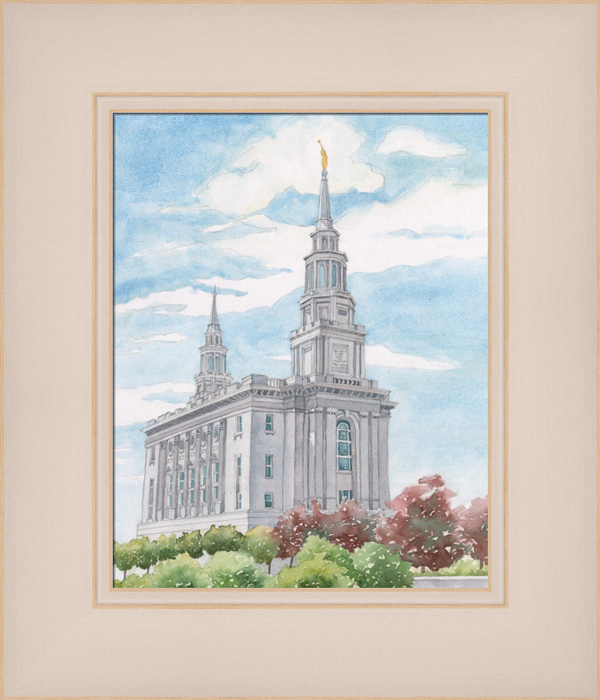 Philadelphia Pennsylvania Temple by Anne Bradham