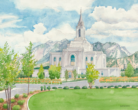 Orem Temple - 8x10 giclee paper print