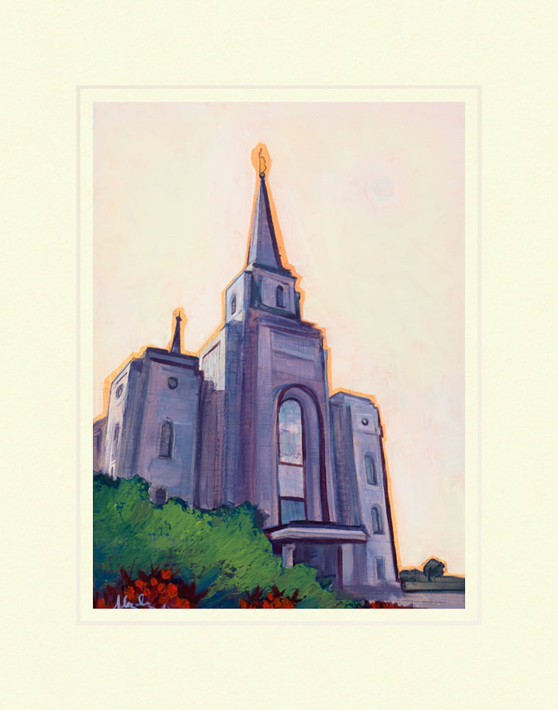 Brigham City Temple - At Dusk