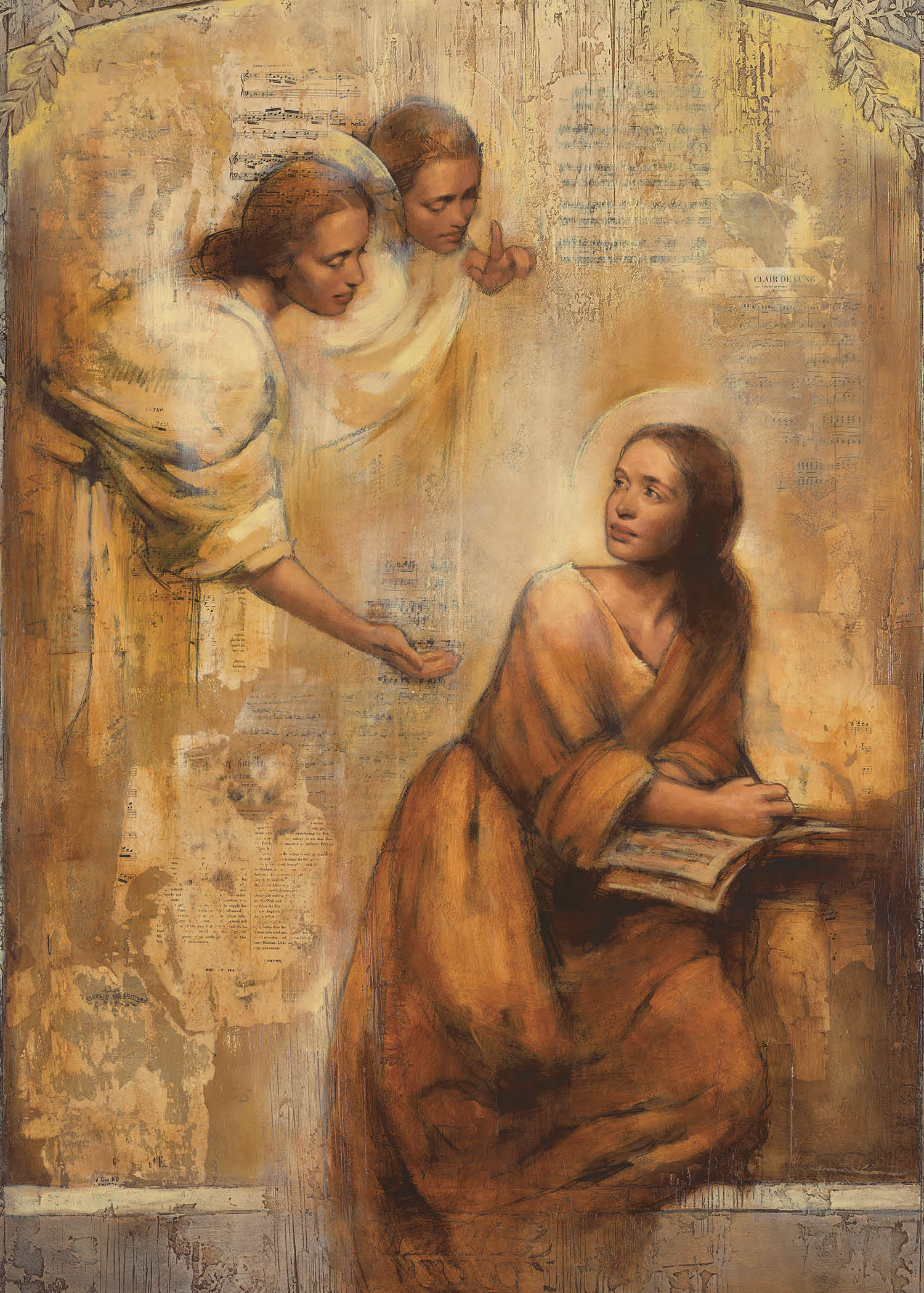 In the Sight of the Angels(中古品) Interrupting Angels by Annie Henrie Nader | Altus Fine Art