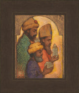 Wise Men Bringing Gifts by Annie Henrie Nader