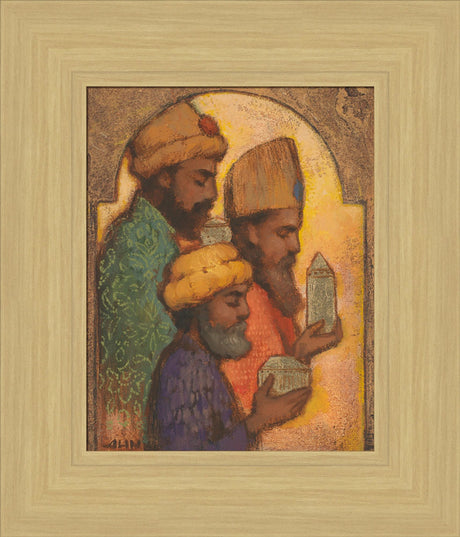 Wise Men Bringing Gifts by Annie Henrie Nader