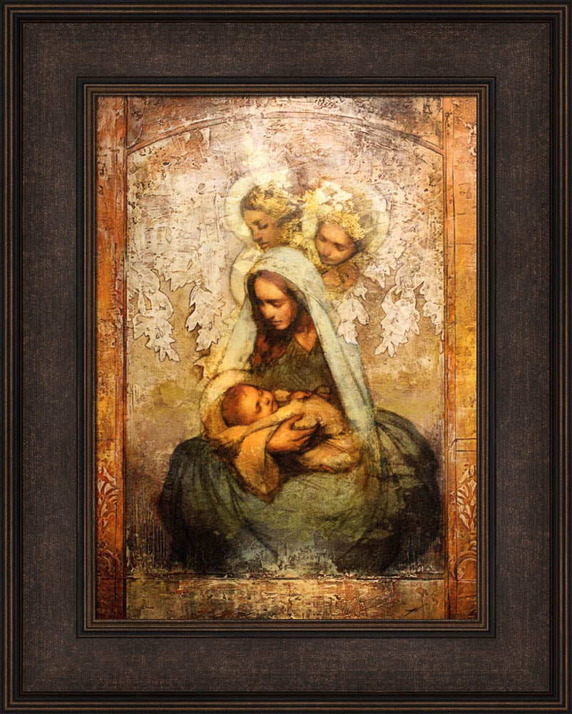 Light of Love - framed giclee canvas