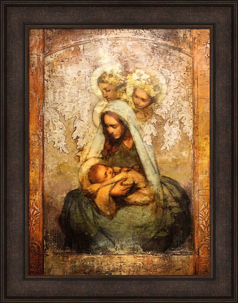 Light of Love - framed giclee canvas