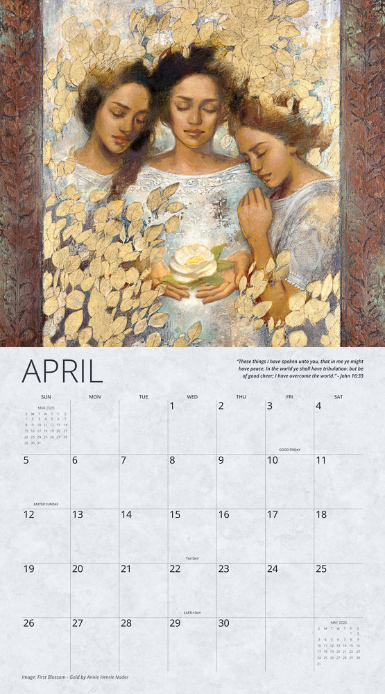 Light of Love Annie Henrie Nader 2026 Calendar – Altus Fine Art